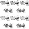 YUENPUN 10 Pack 90 Degree Kitchen Cupboard Hinges, Blind Corner