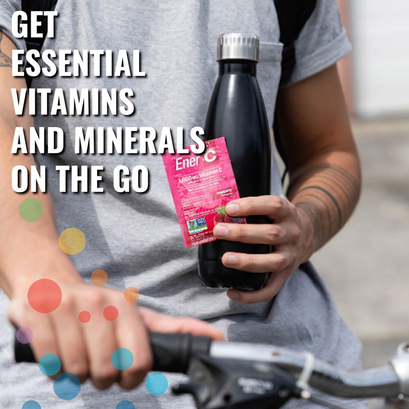 Ener-C Multivitamin Drink Mix - Vitamin Packets for Water, Electrolytes