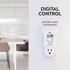 EconoHome Digital Plug in Thermostat - Programmable Thermostat with LCD
