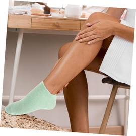 Outanaya 1 Set Moisturizing Gel Gloves Socks Set for Dry Cracked Feet and Hands Hydrating Spa Care Touchscreen Design Skin Friendly Formula for Smooth Skin for Professional Use