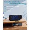 Roxicosly Projection Alarm Clock for Bedroom Ceiling, 118 dB Super