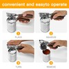 Upgraded Efficient Manual Can Opener - Selected Solid Wood Handle,