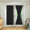 2 Panel French Door Curtains With Rod Pocket Tieback Indoor