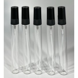 Sweet Queen 10ml Empty Perfume Refillable Portable Fragrance Glass Spray Bottles - 5Pcs USA