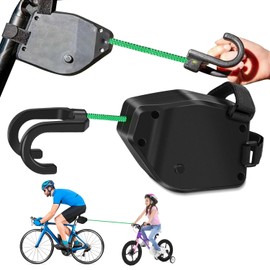 LBING Bicycle Tow Rope Children's Bicycle Traction Rope 2.5 m Bike Towing System Child Retractable Tow Rope Traction Rope Load Capacity 500 lbs for Children Bicycle MTB or Mountain Bike