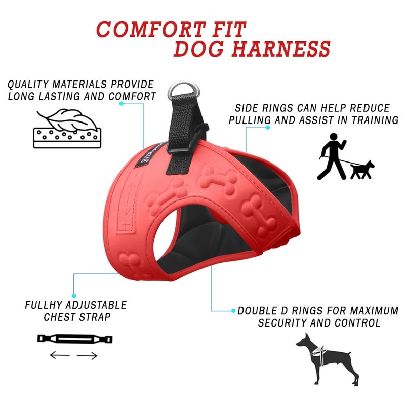 Comfort Fit No Pull Step-in Dog Harness – XS Harness