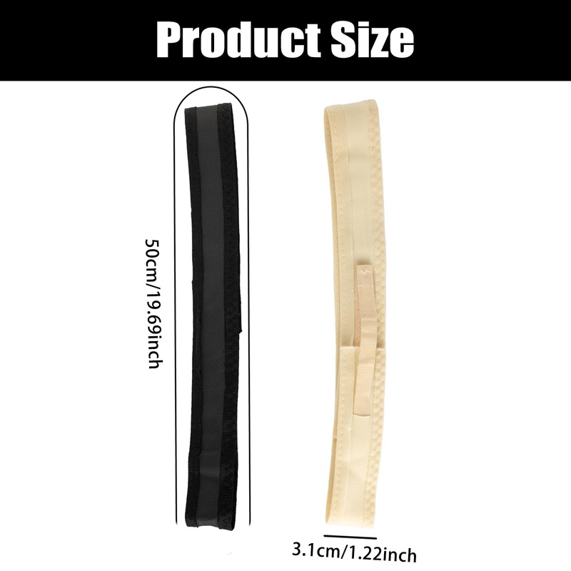 8-Pack 2-Color Hat Size Tape - Reducer Liner Bands (20x1.2inch)