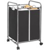 STORAGE MANIAC Laundry Sorter 2 Section, 90 L Gal Laundry