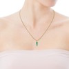 TOUS Chrysoprase Tiny Prism Pendant