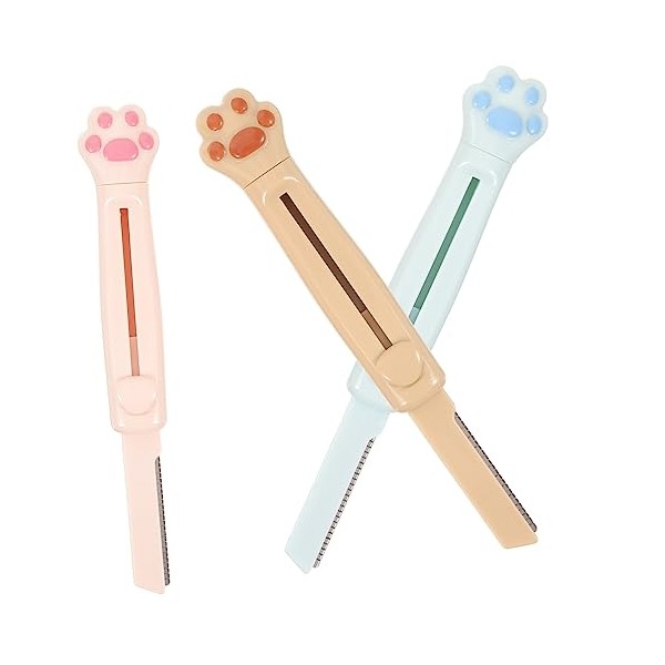 PartyKindom 3pcs Brow for Women and Eyebrow Trimmers Sliding Covers