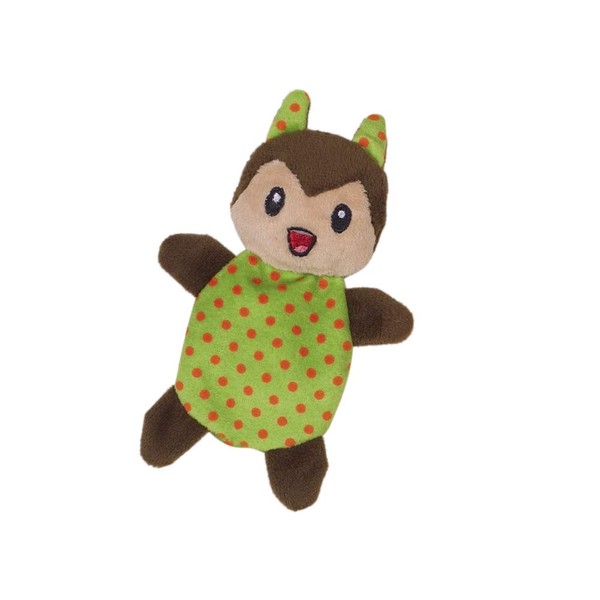 Nobby Plush Cat with Catnip, Green, 14 cm, Pack of