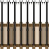 AILBTON 8 Pack 5Ft String Light Poles,Light Poles for Outside