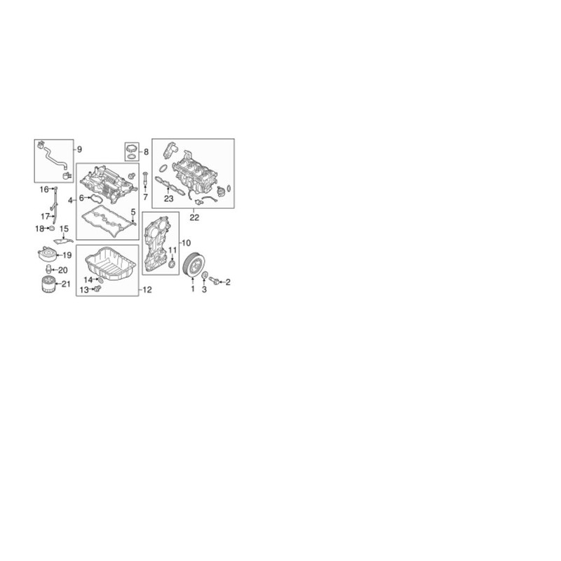 HYUNDAI Genuine 26300-35504 Oil Filter