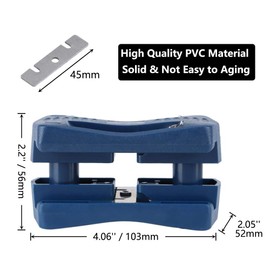 Saiper Edge Banding Trimmer with Carbon Steel Blades for Plastic PVC Plywood Melamine Wood, Edge Band Cutter Manual Trimming Woodworking Tool