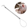 Pig Catcher Holder Stainless Steel Long Handle with Hook Animal