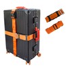 Luggage Straps Suitcase Belts Wide Adjustable Packing Straps, Heavy Duty Strap, 2 PCS 92",Carry on Both Shoulders,2 People by Hand or Shoulder,Moving Box Straps.Orange