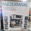 FARBERWARE DUAL BREW 10 CUP COFFEE + ESPRESSO MAKER TOUCHSCREEN