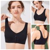 Lervanla Mastectomy Bras with Pockets for Prosthesis Front Closure Bras