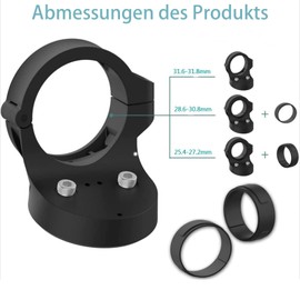 Alriedy For Garmin Varia Bracket RTL515 RTL510 RVR315, Garmin Edge Mount Bicycle, Garmin Rear Light Mount, Seat Posts for Garmin Radar Rear Light, 27.2 mm 30.9 mm 31.6 mm Bars, Bicycle MTB Accessories