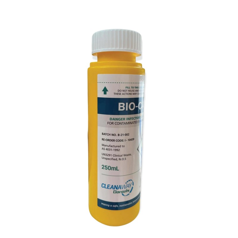 250ml Sharps Container Needle Biohazard Bin Disposal - Medical Waste