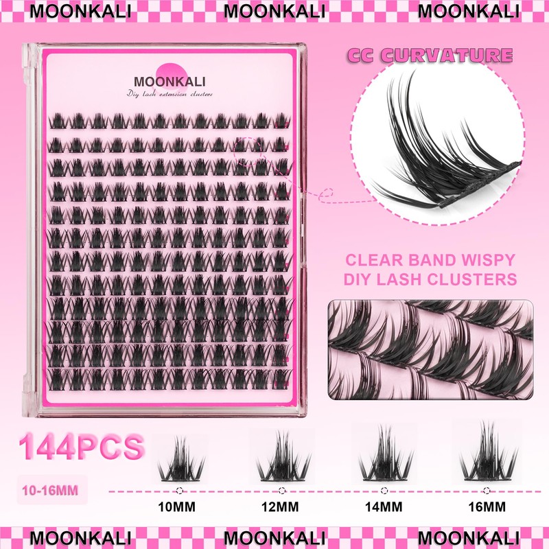 Manga Lash Clusters Wispy Fairy Cluster Eyelash Extensions 10-16MM Eyelash