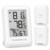 Ankilo Wireless Thermo-Hygrometer, Weather Station with 2 Wireless Outdoor Sensors,