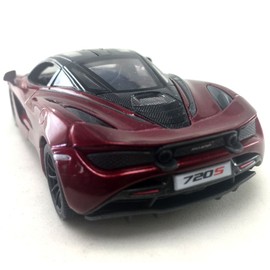 KiNSMART McLaren 720s 5 Inch 1:36 Scale Die Cast Metal Model Toy Super Sports Car (Red)