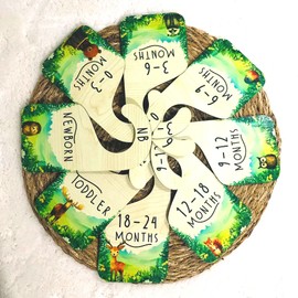 Arcuno Baby Closet Dividers,Kids Clothes Organizers with Baby Size Closet Dividers for Newborn to Toddler