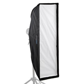 Fotodiox EZ-Pro Strip Softbox 9x36 (22x90cm) - Collapsible Strip Softbox with Comet Speedring for Comet, Dynalite, and Compatible