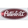 Red Chrome Oil Slick Peterbilt Decal Sticker