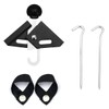 TRIWONDER Two-way Parts, Adjustable Angle, Includes Belt for Fixing Poles,
