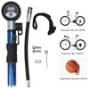 LCD Digital Display Bicycle Air Pump Portable Aluminium Alloy Manual
