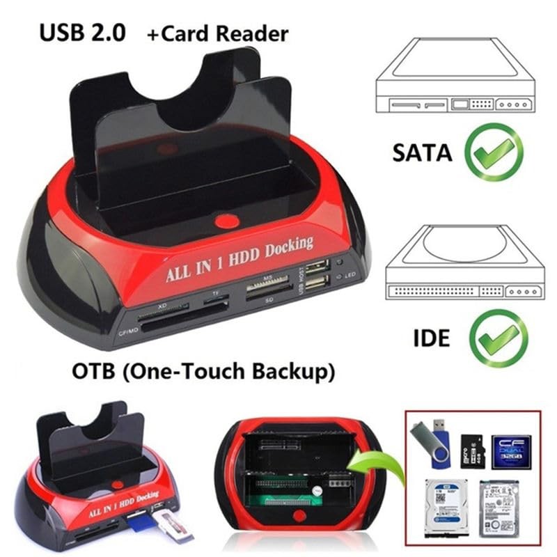 Hard Drive Docking Station with Offline Clone Function for 2.5