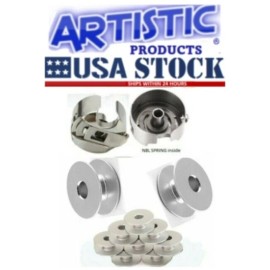 ARTISTIC Bobbins Aluminum 10pcs.14629000