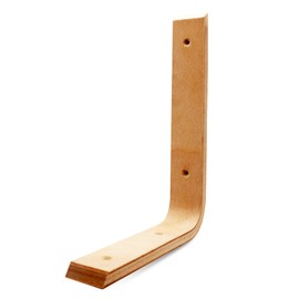 DOJA Barcelona Wooden Console, Wide Plywood Shelf Bracket, Pack of 2, Wooden Shelf Bracket 250 x 200 cm, Worktop and Shelf Bracket, Shelf Bracket for Wall Shelf, Cabinet Wall, Furniture