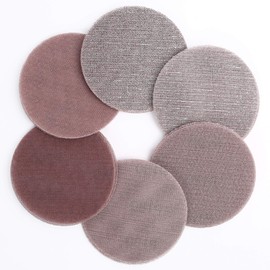 LotFancy 5 Inch Mesh Abrasive Sanding Discs, 30PCS 80 100 120 180 240 320 Grit Dust Free Sandpaper Assortment for Car, Woodworking - Hook and Loop Random Orbital Sander Round Sand Paper