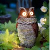 YZYOE LED Solar Nodding owl Light, Outdoor Atmosphere Decoration Light,