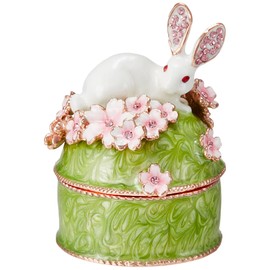[pixia-su] PIEARTH jewelry box, Rabbit and Cherry (Green) ex456 – 3