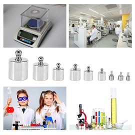 Calibration Weights, 17 Pieces Weights Scales Stainless Steel Calibration Weights Set Calibration Weight Precision 10 mg-100 g Precision Calibration Deviation +/- 0.003 g for Digital Jewellery Scales
