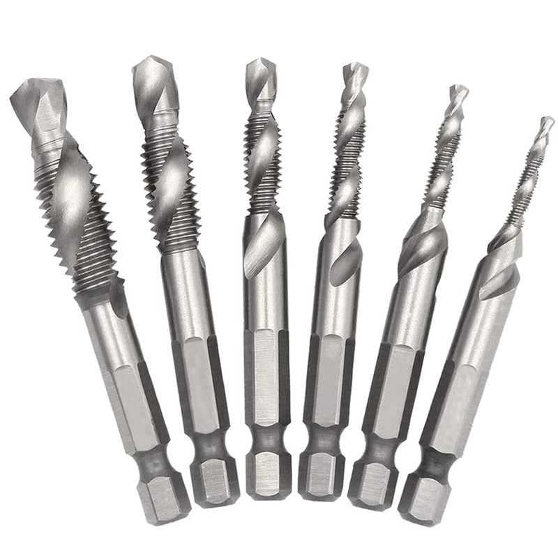 MoToNa Tap Drill Set, Threading, High Speed Steel, M3, M4,