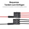 SayHome Solar Y Plug, 1500 V DC Solar T Connector,
