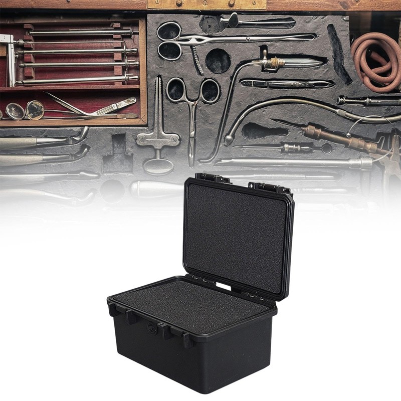 Milageto Instrument Tools Box,Hardware Organizer,Anti Shock,Lightweight,Protector with Sponge Insert,Hard Storage