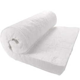 Ceramic Fiber Insulation, 2" Thick x 15" x 24", 2400F Fireproof Insulation Blanket, 3033E