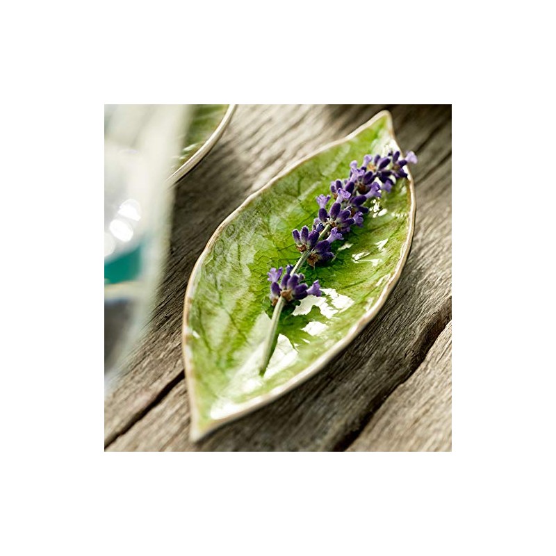 Costa Nova, Riviera Collection 6-Piece Stoneware Tableware Laurel Leaf Tomato