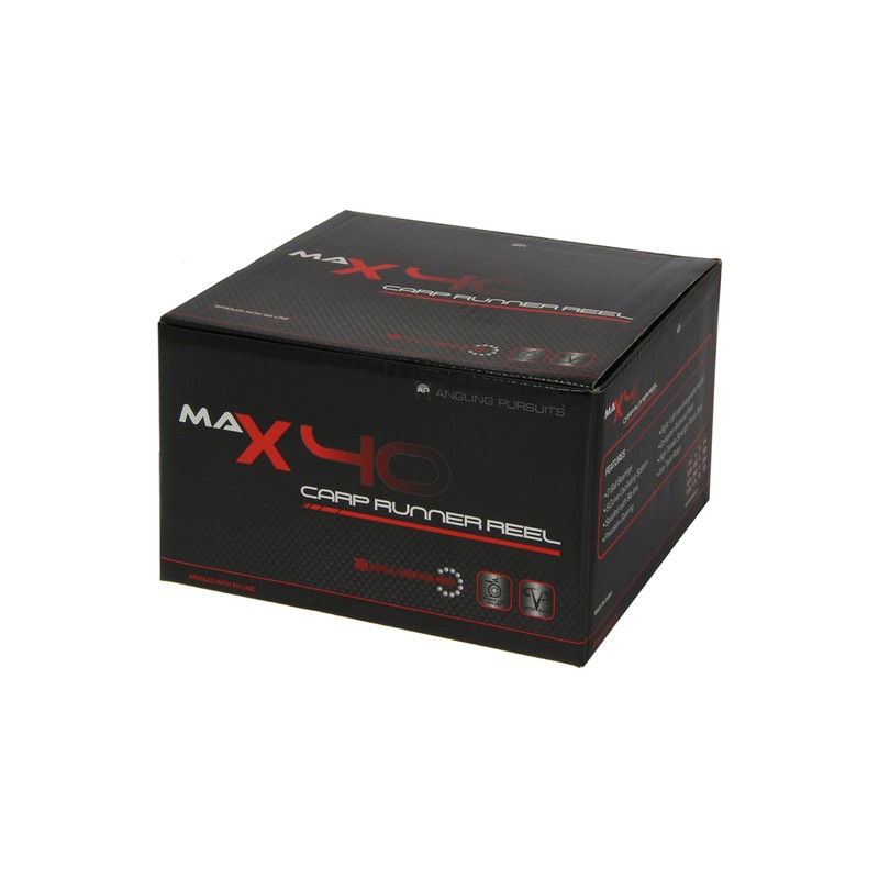 NGT Max40 2bb 'Carp Runner' Reel with Line - Green,