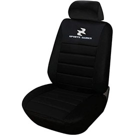 Woltu ES07 Seat Covers Car Single Seat Cover Front Protective Covers Seat Cover for Cars, Vans, Minibuses without Side Airbags, Complete Set