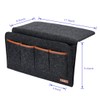 Zafit Bedside Caddy, 7 Pockets Large Size Bedside Organizer Caddy