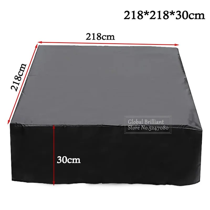 210D Oxford Square Hot Tub Cover, 78.7 x 78.7 x