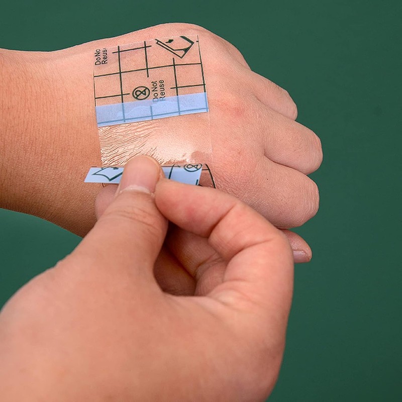 4 Rollos Vendaje Impermeable, BetterJonny Elástico Transparente Vendaje Adhesivos Transparentes