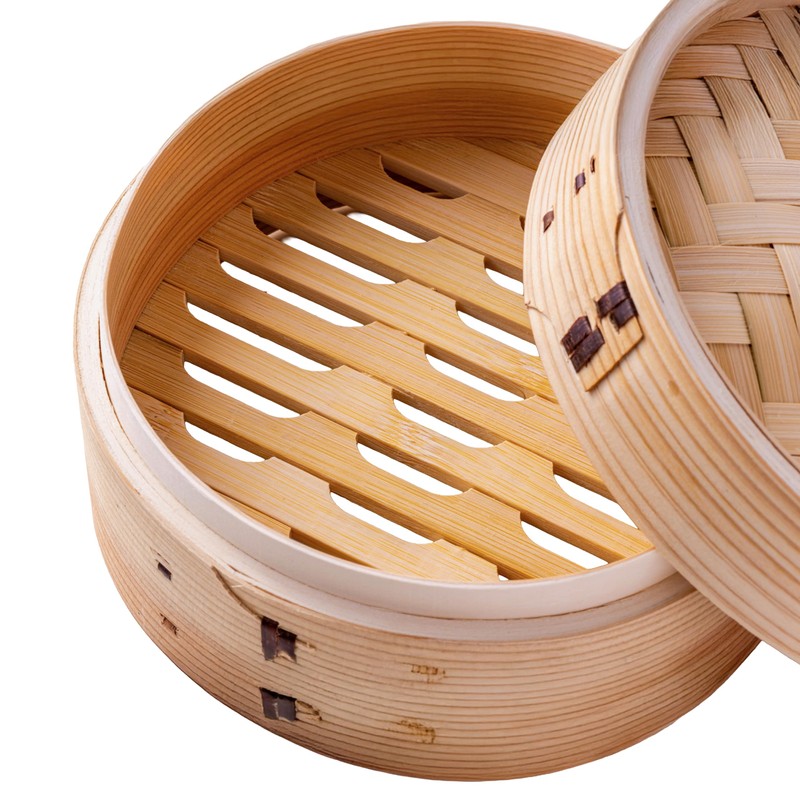 Cedar Chinese Seiro, 7.1 inches (18 cm), Lid Included, 2